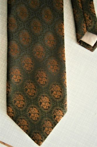 Krawatte Blumenmedaillon